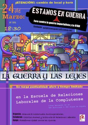 Cartel sesion 3 foro estamosenguerra