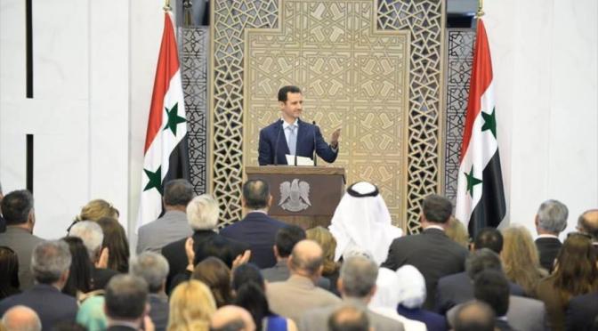 Al-Asad denuncia hipocresía de Occidente en lucha antiterrorista
