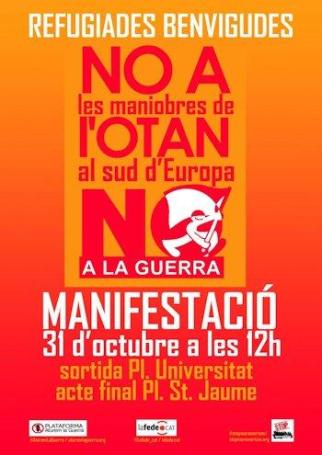 Mani 31 Oct Barcelona