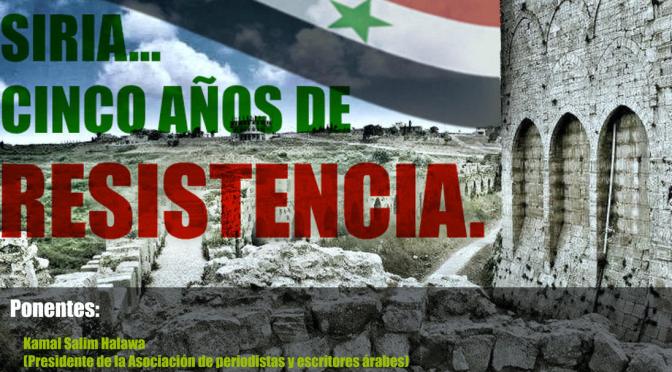 Conferencia: Siria, cinco años de resistencia