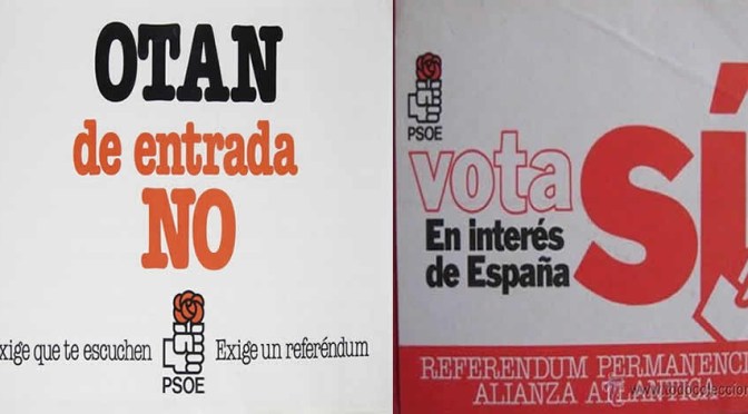 El PSOE y el Referéndum de la OTAN: historia de una extorsión *