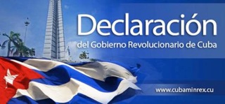 Declaración del Gobierno Revolucionario de Cuba sobre el golpe en Brasil