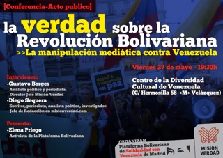 Acto: La verdad sobre la Revolución Bolivariana