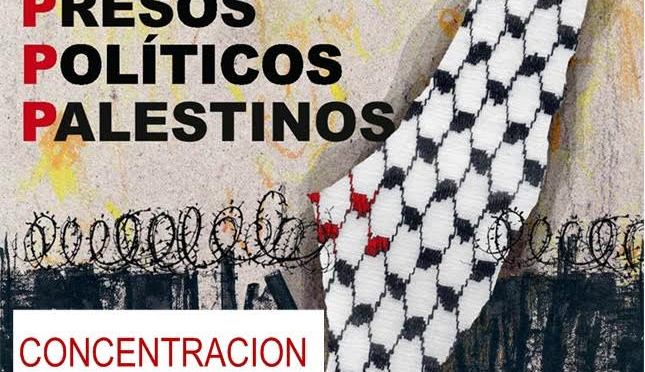 CONCENTRACIÓN POR LOS PRISIONEROS PALESTINOS. Madrid, 2 de septiembre.