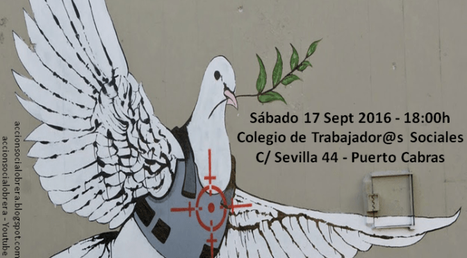 No a la militarización de Canarias. Por un estatuto de neutralidad. Canarias territorio de paz.