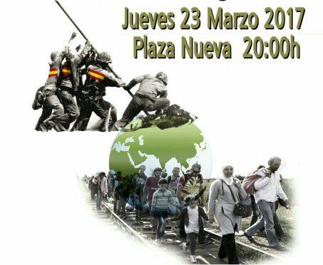Manifestación No a la guerra. Sevilla