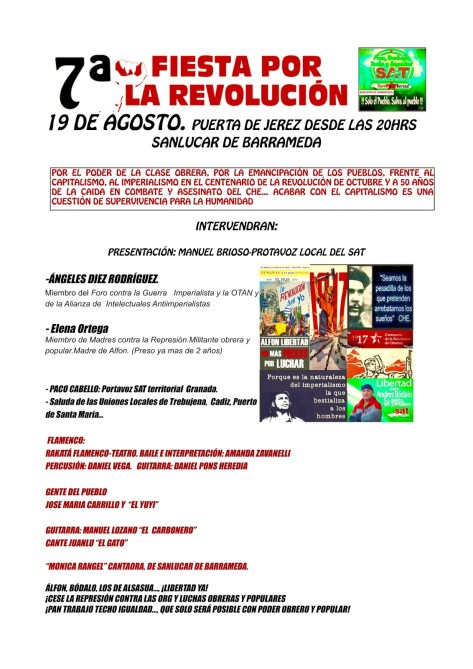 CARTEL FINAL FIESTA REVOLUCION - 1