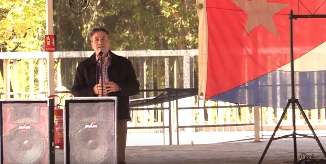 Embajador de Cuba en España, Gustavo Machín Gómez, en Homenaje al Che