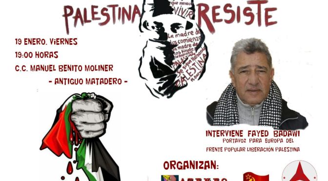 Charla-coloquio: Palestina resiste (Huesca y Binéfar)