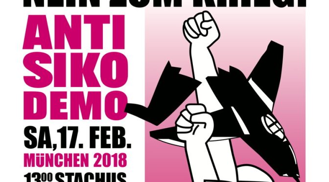 Convocatoria de protestas contra la Conferencia de «Seguridad» de la OTAN