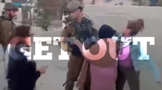 El vídeo de la vergüenza para el ente sionista