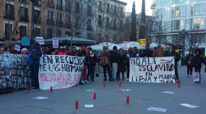 Concentración contra el saqueo de Africa