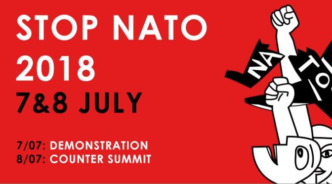 Contra-cumbre «No a la guerra – No a la OTAN». Bruselas, 7 y 8 de julio